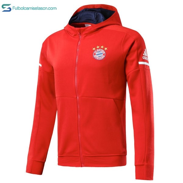 Sudaderas Con Capucha Bayern Munich Niños 2017/18 Rojo